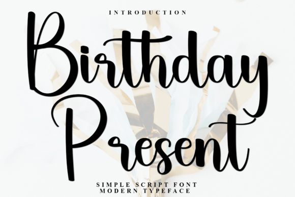 Main preview of Birthday Present Font