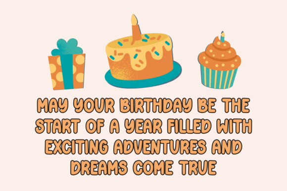 Thumbnail 2 of Birthday Schedule Font
