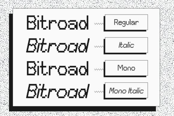 Thumbnail 2 of Bitroad Font