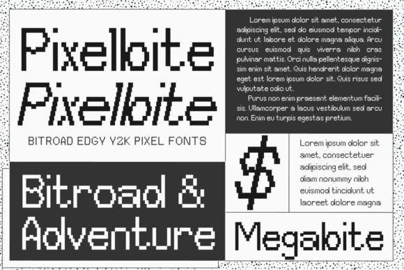 Thumbnail 3 of Bitroad Font