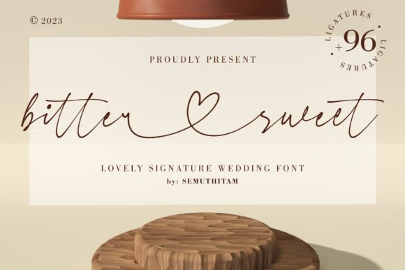 Main preview of Bitter Sweet Font