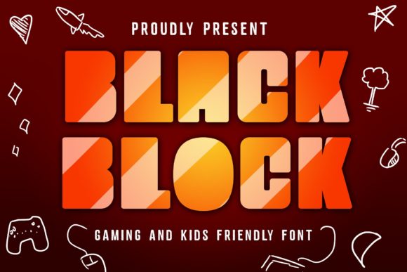 Preview of Black Block Font