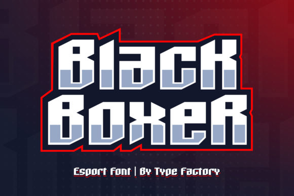 Preview of Black Boxer Font