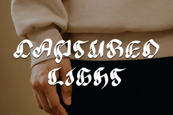 Thumbnail 4 of Black Faster Font