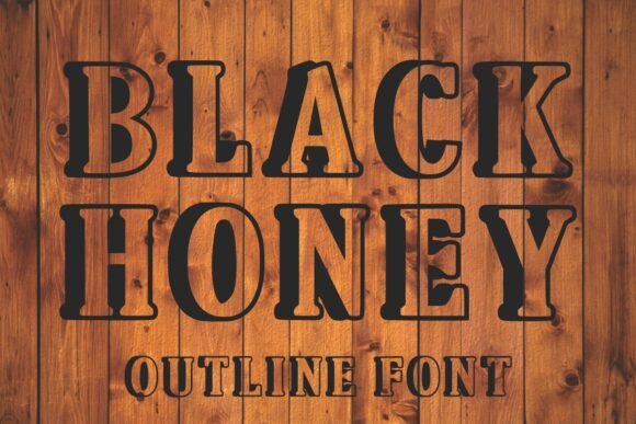 Main preview of Black Honey Font
