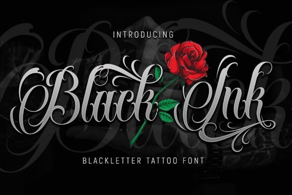 Main preview of Black Ink Font