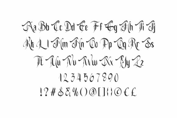 Thumbnail 4 of Black Jaguar Font