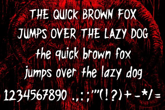 Thumbnail 4 of Black Metal Goat Font