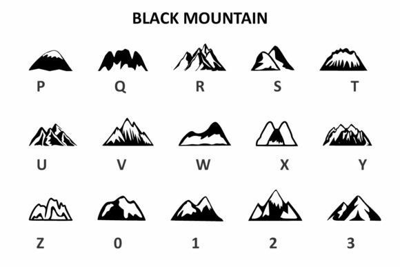 Thumbnail 3 of Black Mountain Font