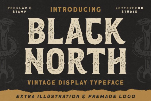 Preview of Black North Font