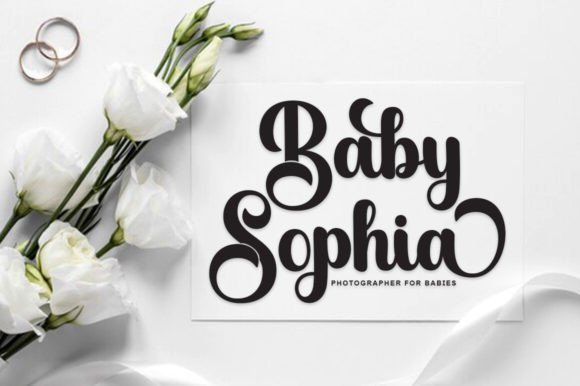 Thumbnail 2 of Black Sample Font