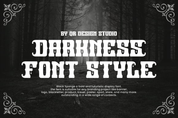 Thumbnail 3 of Black Sponge Font