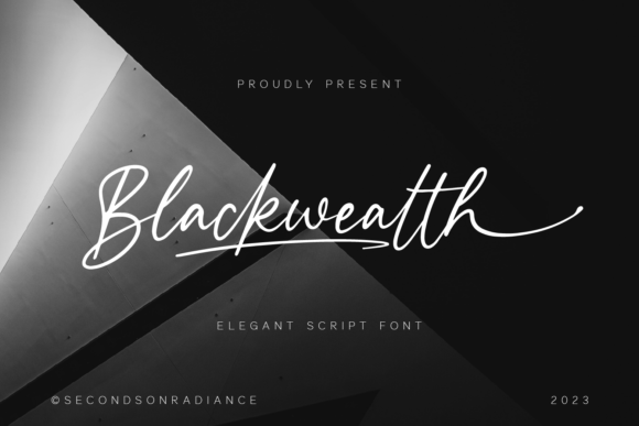 Preview of Blackwealth Font