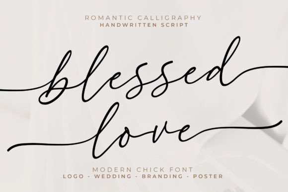Preview of Blessed Love Font