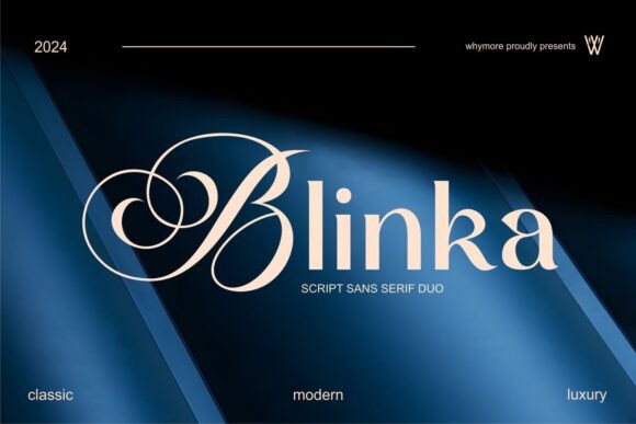 Preview of Blinka Font