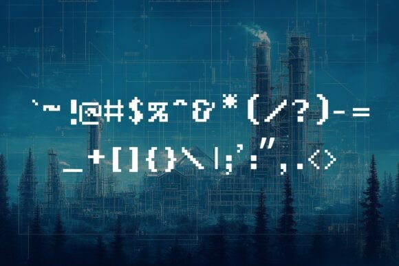 Thumbnail 2 of Block Blueprint Font