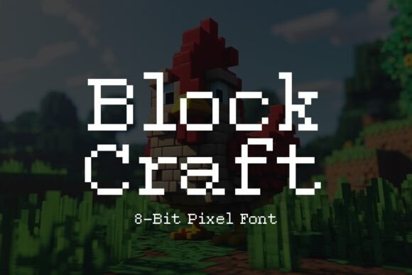 Preview of Block Craft Font
