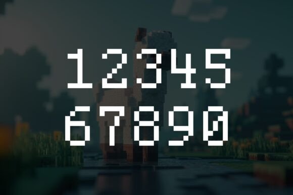 Thumbnail 2 of Block Craft Font