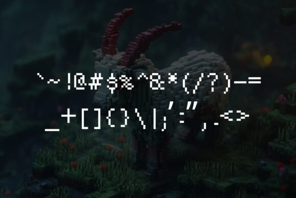 Thumbnail 3 of Block Craft Font