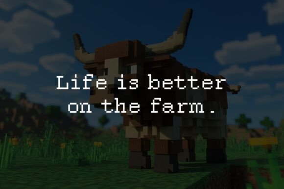 Thumbnail 4 of Block Craft Font
