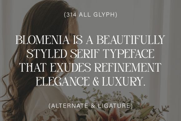 Thumbnail 2 of Blomenia Font