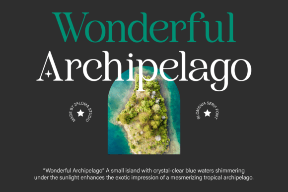 Thumbnail 4 of Blomenia Font