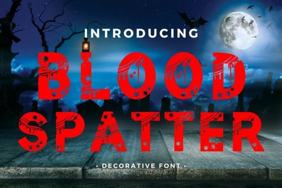 Preview of Blood Spatter Font