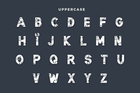 Thumbnail 2 of Blood Spatter Font
