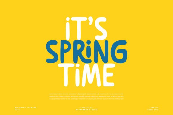 Thumbnail 2 of Blooming Flowers Font