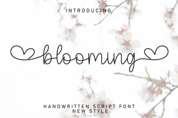 Thumbnail 2 of Blooming Font