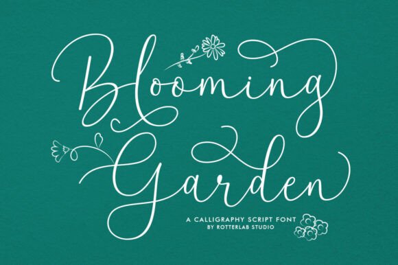 Preview of Blooming Garden Font