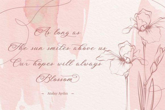 Thumbnail 3 of Blossom Heart Font