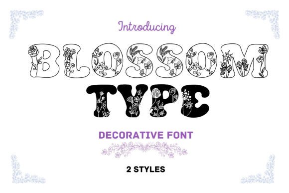 Preview of Blossomtype Font