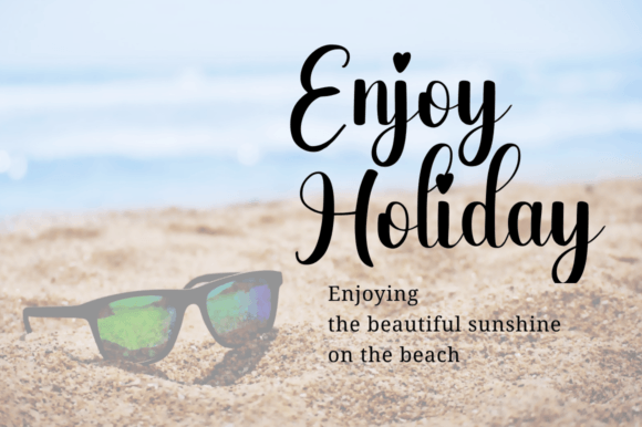 Thumbnail 4 of Blue Beach Font