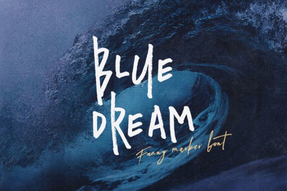 Preview of Blue Dream Font