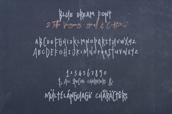 Thumbnail 2 of Blue Dream Font