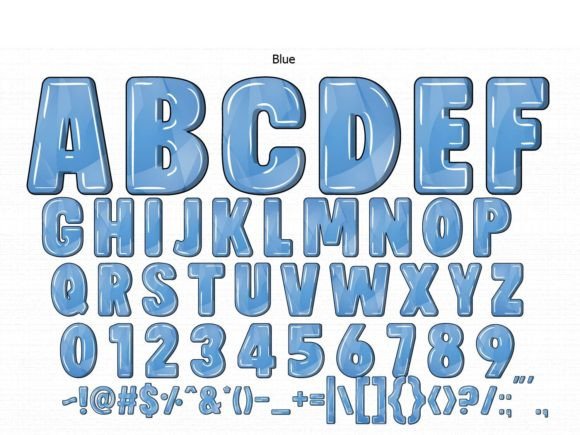 Thumbnail 2 of Blue Font