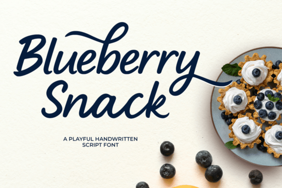 Preview of Blueberry Snack Font