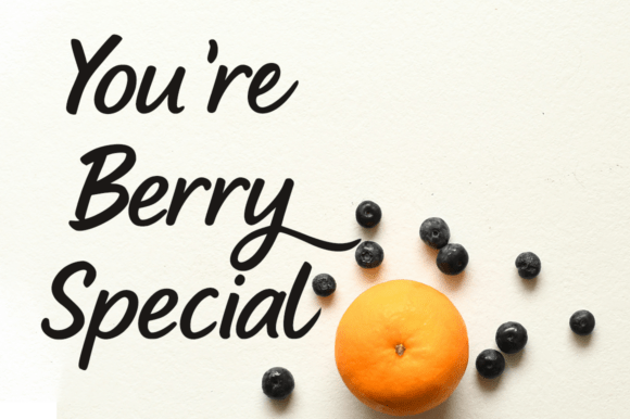 Thumbnail 3 of Blueberry Snack Font