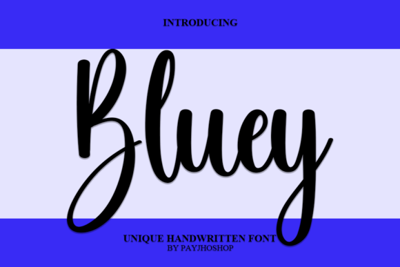 Preview of Bluey Font