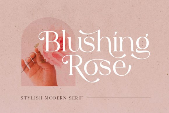 Preview of Blushing Rose Font