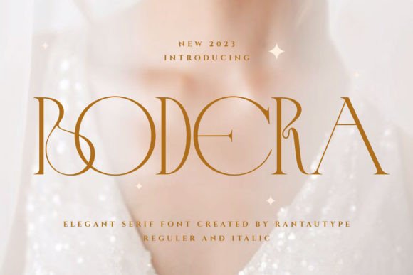 Preview of Bodera Font