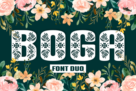 Preview of Boga Font