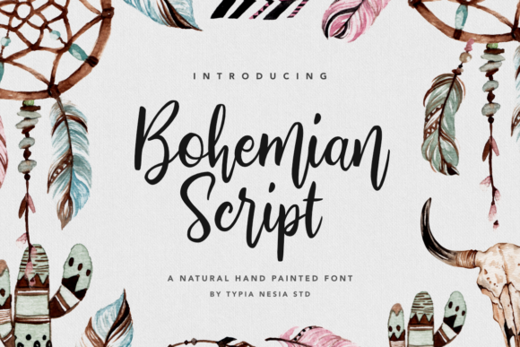 Preview of Bohemian Script Font