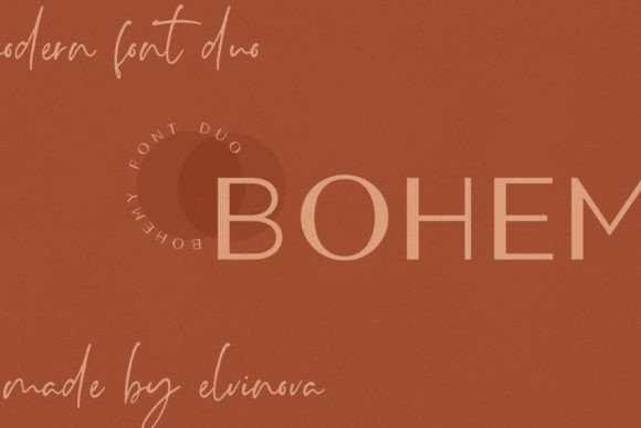 Preview of Bohemy Font