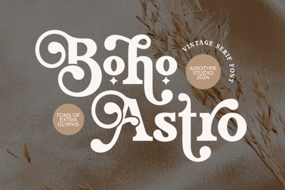 Preview of Boho Astro Font
