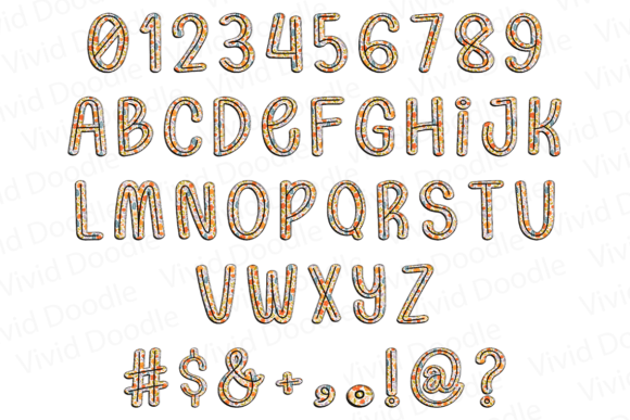 Thumbnail 2 of Boho Autumn Doodle Font
