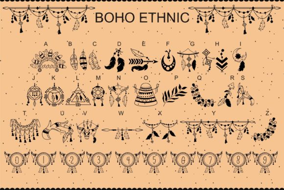 Thumbnail 2 of Boho Ethnic Font