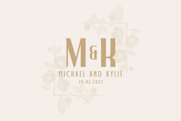 Thumbnail 3 of Boho Wedding Duo Font