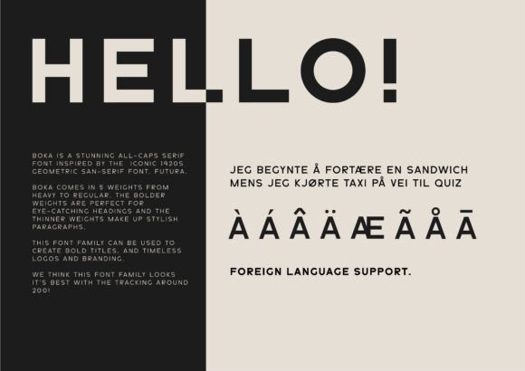 Thumbnail 3 of Boka Font